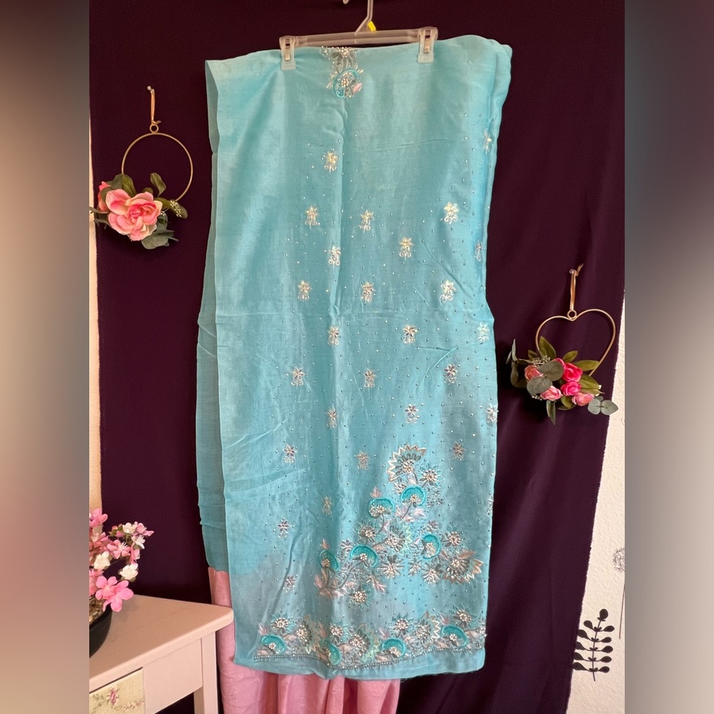 3 piece unstitched suit  Indian/Pakistani Suit